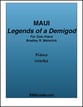 Maui piano sheet music cover